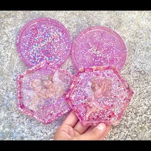 Resin Angel coasters